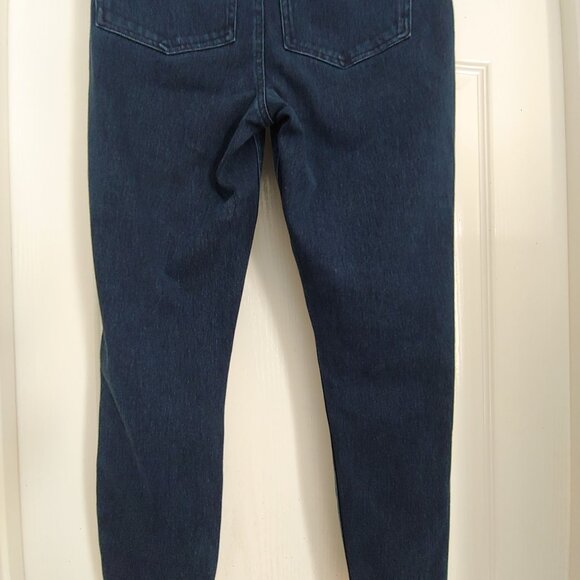 Spanx Jeanish Blue Denim Skinny Leggings Large - Picture 9 of 12